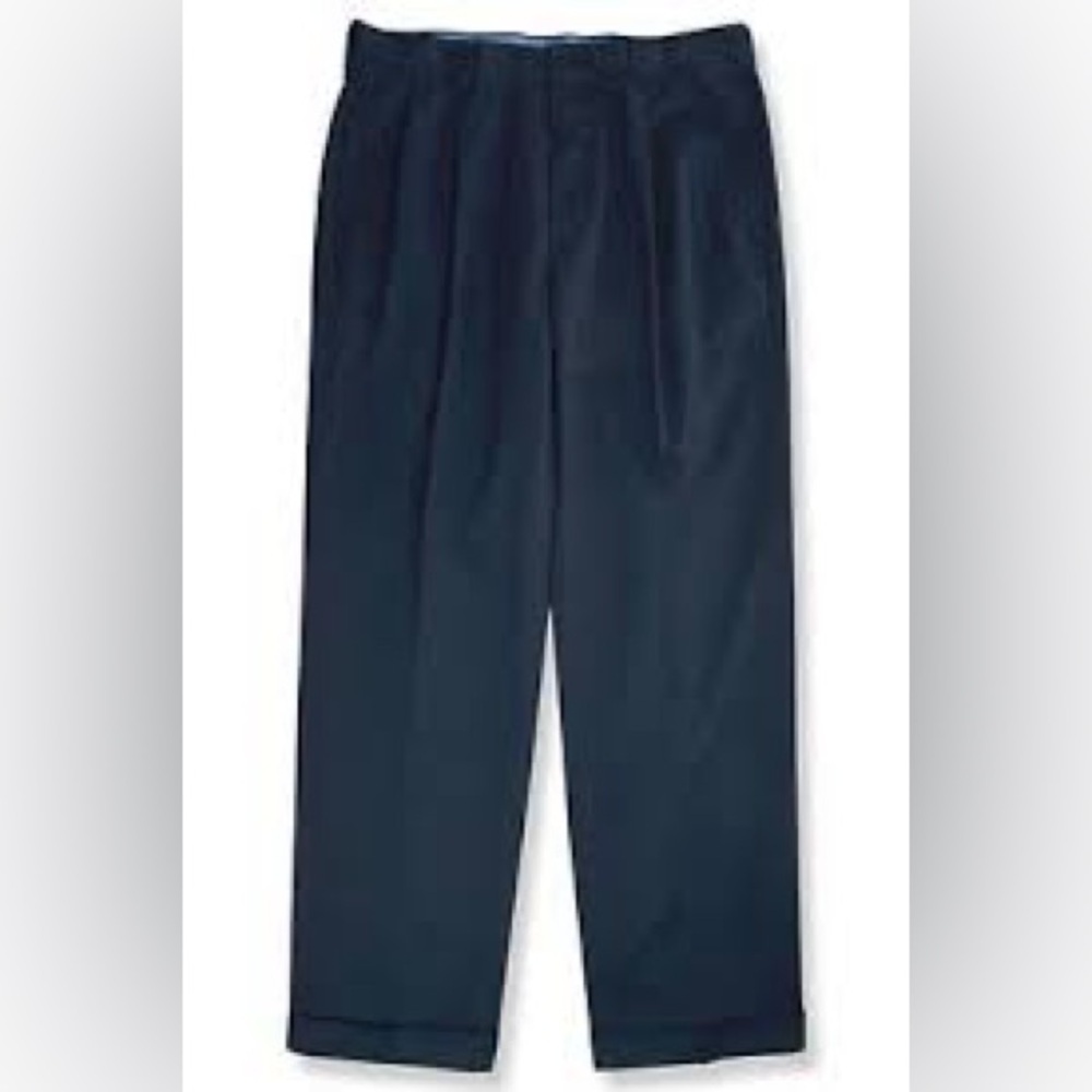 Brooks Brothers '346' advantage chino Elliot navy blue men's size 40 x 32 cotton